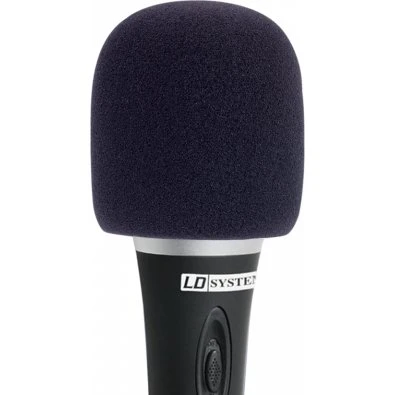 LD Systems D913 Vindhætte - Sort (Ø40-50 mm)
