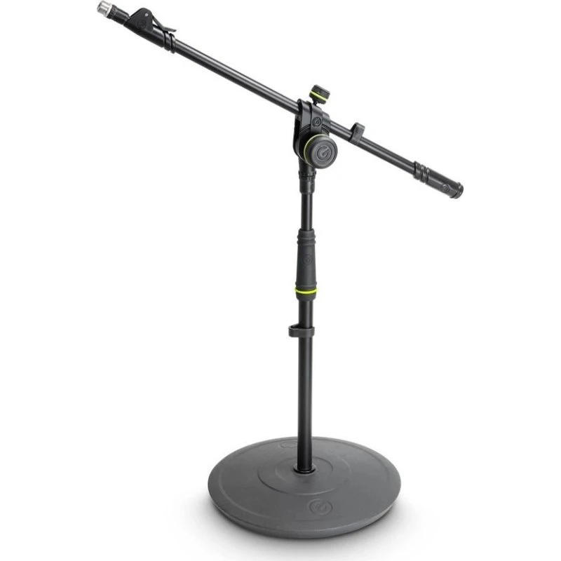 Gravity MS 2222 B Kort Mikrofonstativ med Rund Klumpfod - Sort