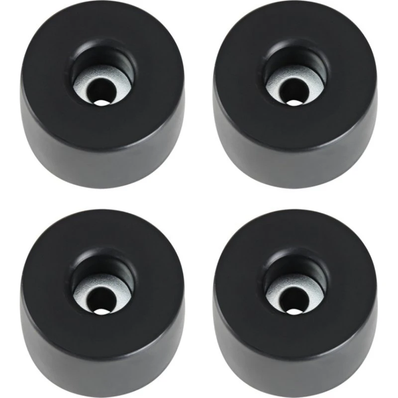 AH Gummifødder 38 x 25 mm - Sort (4 stk.)