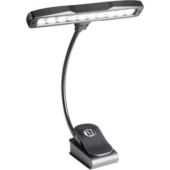 Adam Hall SLED 10 LED-nodelampe med svanehals