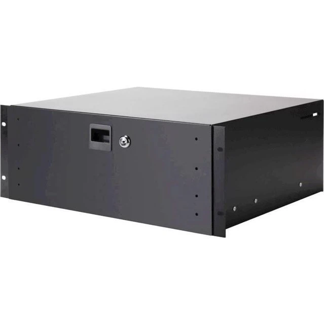 Adam Hall 4U Rackskuffe i aluminium med lås - 39,2 cm dybde