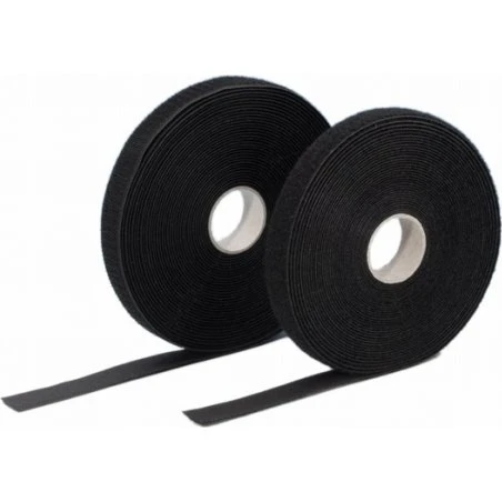 Adam Hall AH 5810 Velcrobånd - Sort - 25 m x 20 mm