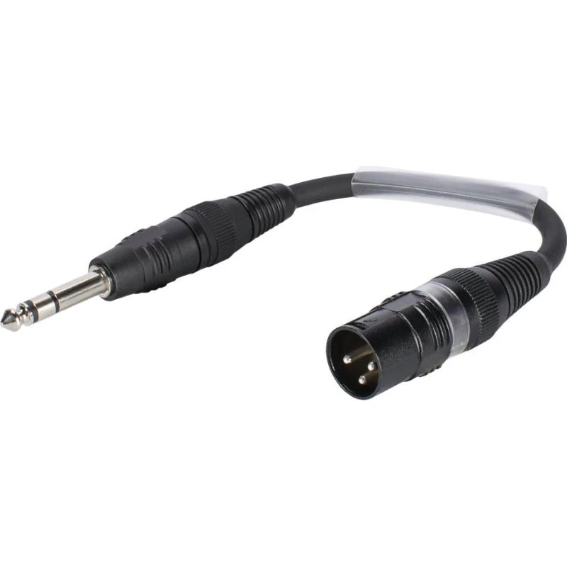 Sommer Cable XLR han til 6,35mm stereo jack adapter, 0,15m