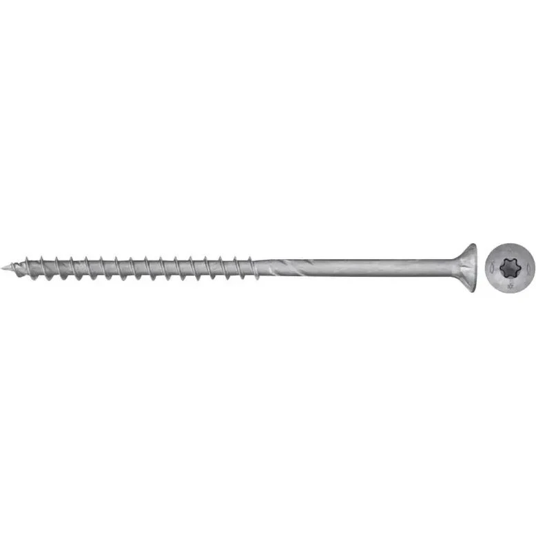 Fischer Powerfast II Spånskrue 4,5x70mm BZ Delgevind