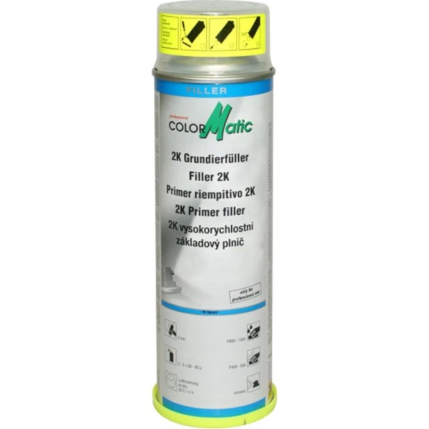ColorMatic 2K Hi-speed Grundfylder & Klarlak 500ml