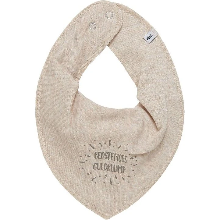 Pippi Bandana Hagesmæk Sandshell 'Bedstemors Guldklump'