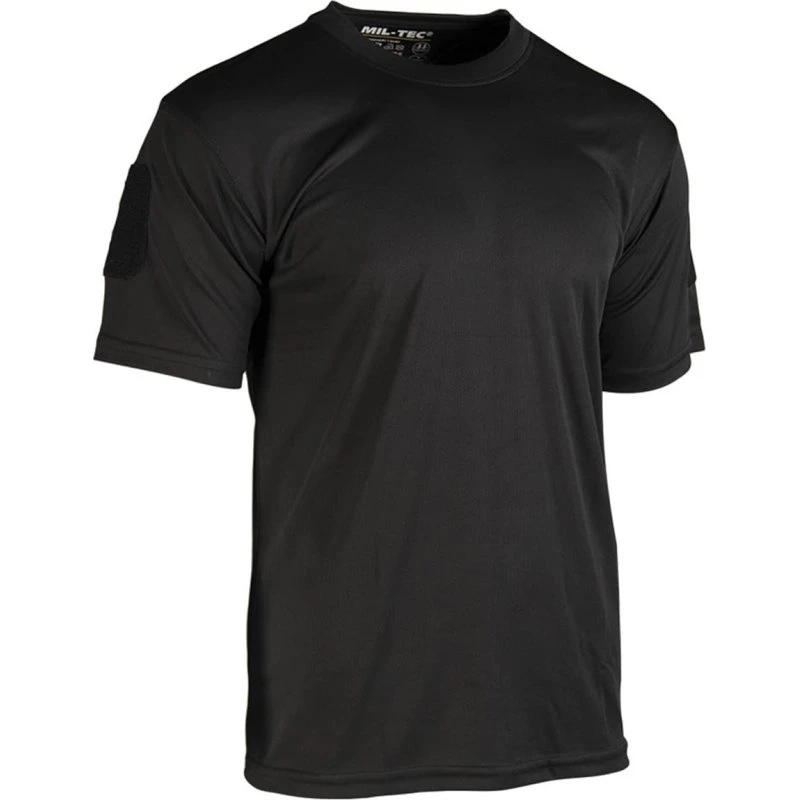 Mil-Tec Quick Dry T-Shirt, Sort