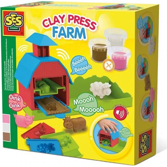 SES Modellervoks Bondegård lerpresser 000439