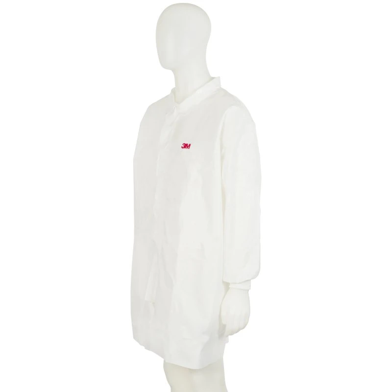 3M Laboratoriekittel 4440 Type 5/6 Hvid Størrelse S