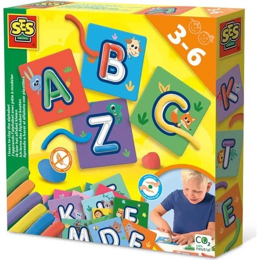 SES Creative Modellervoks-spil – Lær alfabetet (3-6 år)