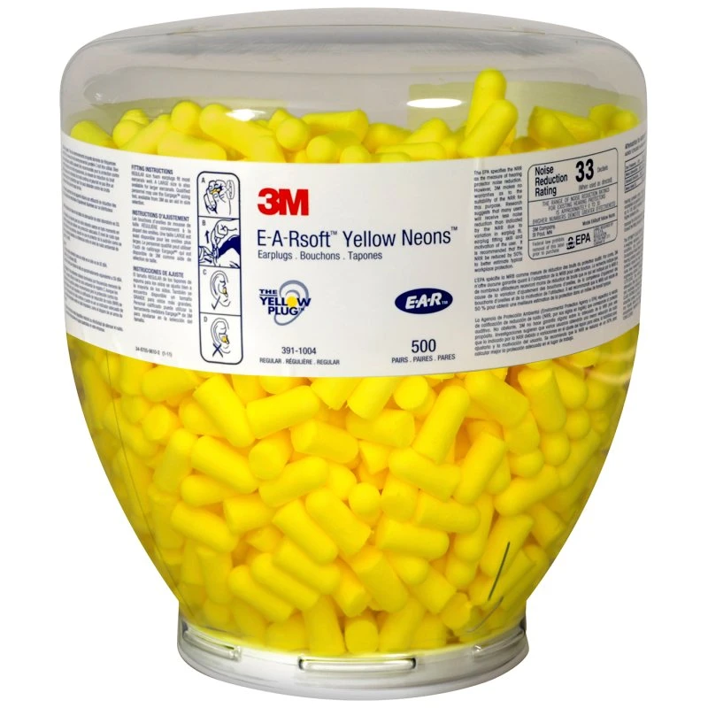3M E-A-R NEON Soft Refill - 500 par ørepropper