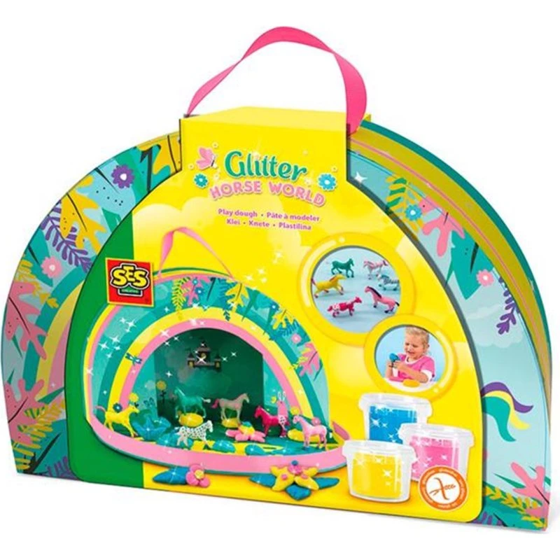 SES Creative modellervoks - Glitterheste