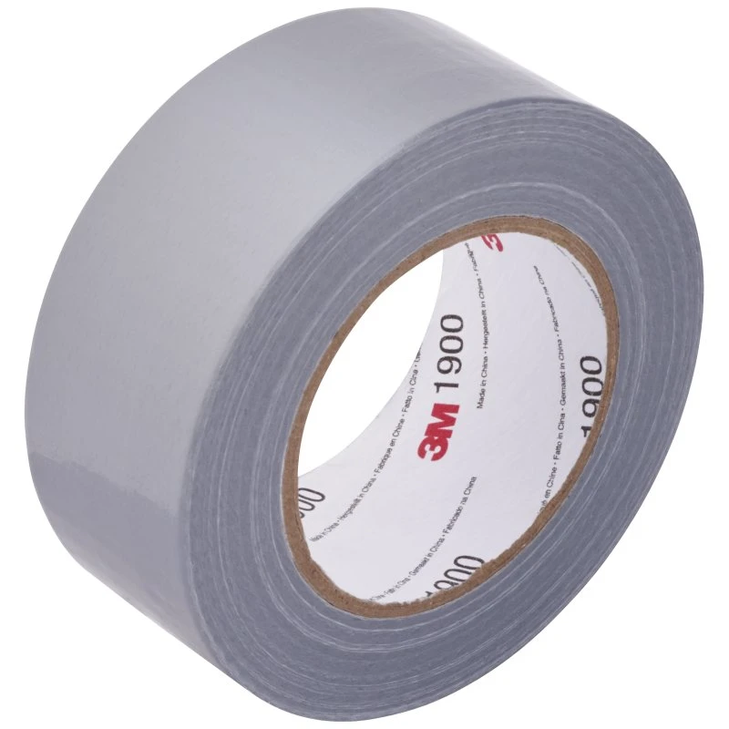 3M 1900 Lærredstape Sølv 50mm x 50m
