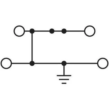Jordetageklemme PTTBS 2,5-PE - Grøn/gul - 5,2 mm