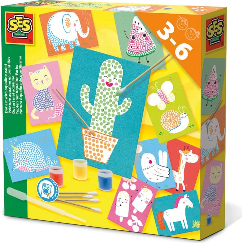 SES Creative Farvelæg dine egne kort Aqualine (sæt)