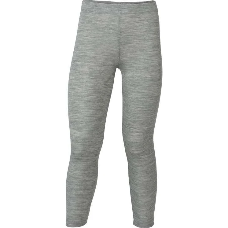 Engel Natur Bukser/Leggings - Uld/Silke - Grey Melange