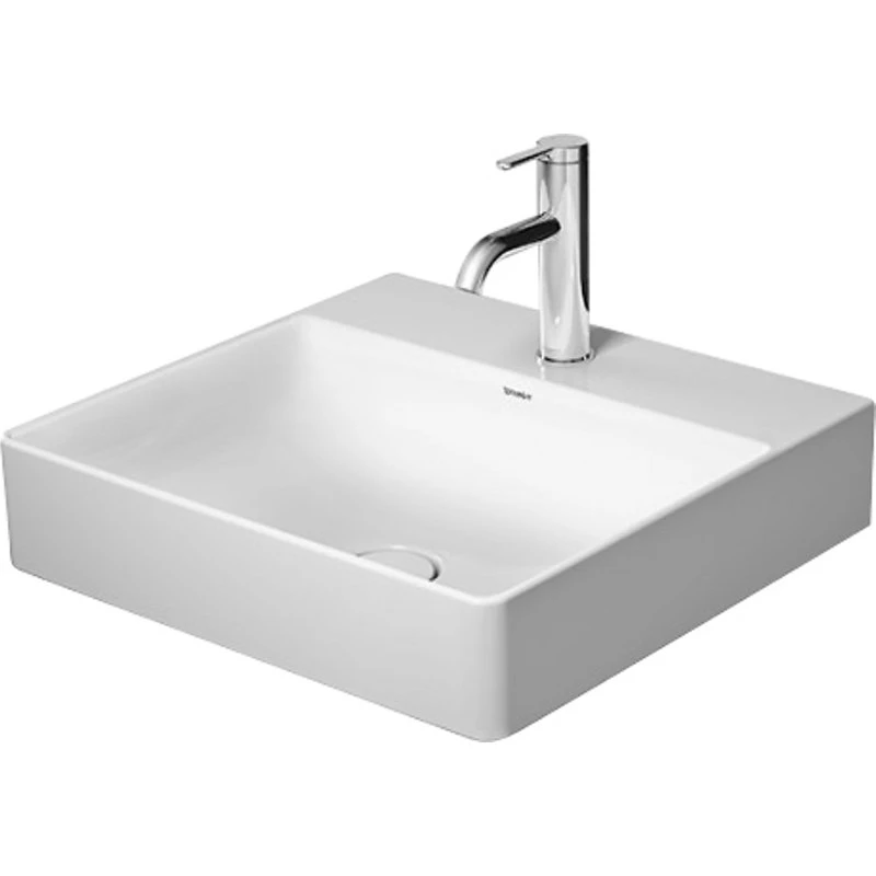 Duravit DuraSquare håndvask 500x470mm med hanehul, uden overløb