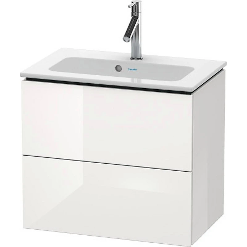 Duravit L-Cube Compact vaskeskab 62x39,1 cm - Hvid Højglans