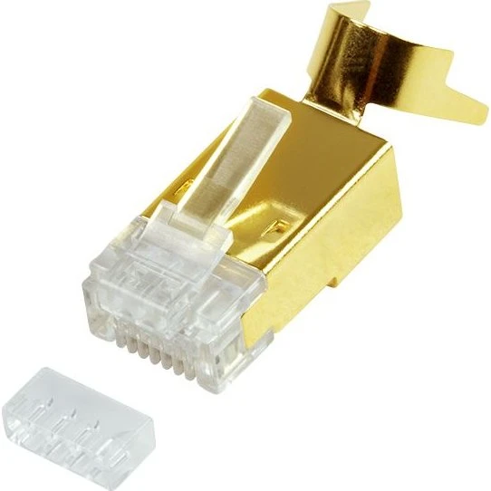 LogiLink RJ45 modular plug Cat.8.1/Cat.6A skærmet, 10 stk.