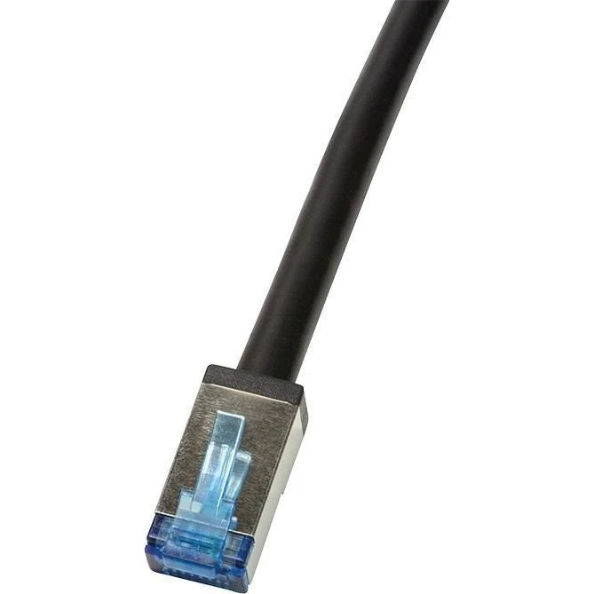 LogiLink CQ7123S Cat6a S/FTP Netværkskabel, 30 m, Sort