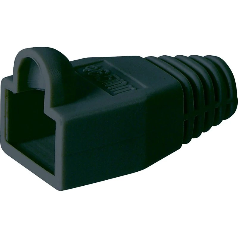Goobay Tylle til RJ45 stik, sort