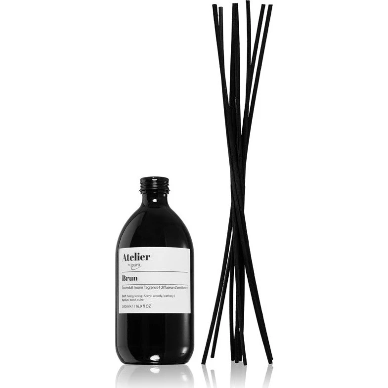 ipuro Atelier Brun Refill til Aromadiffuser - 500 ml