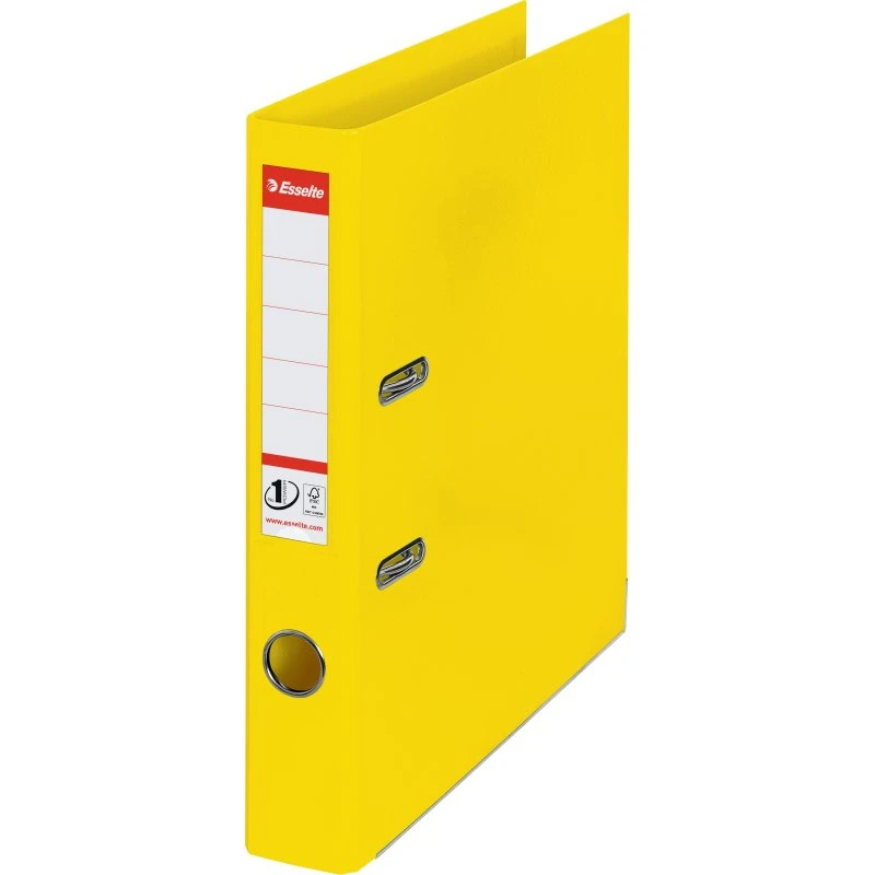 Esselte No.1 Vivida Brevordner A4 50mm Gul FSC®