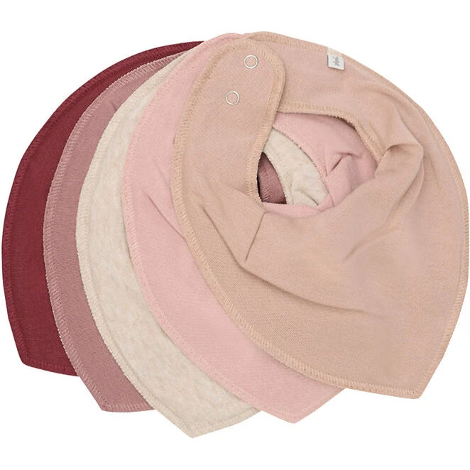 Pippi Bandana Savlesmække 5-pak - New Maroon