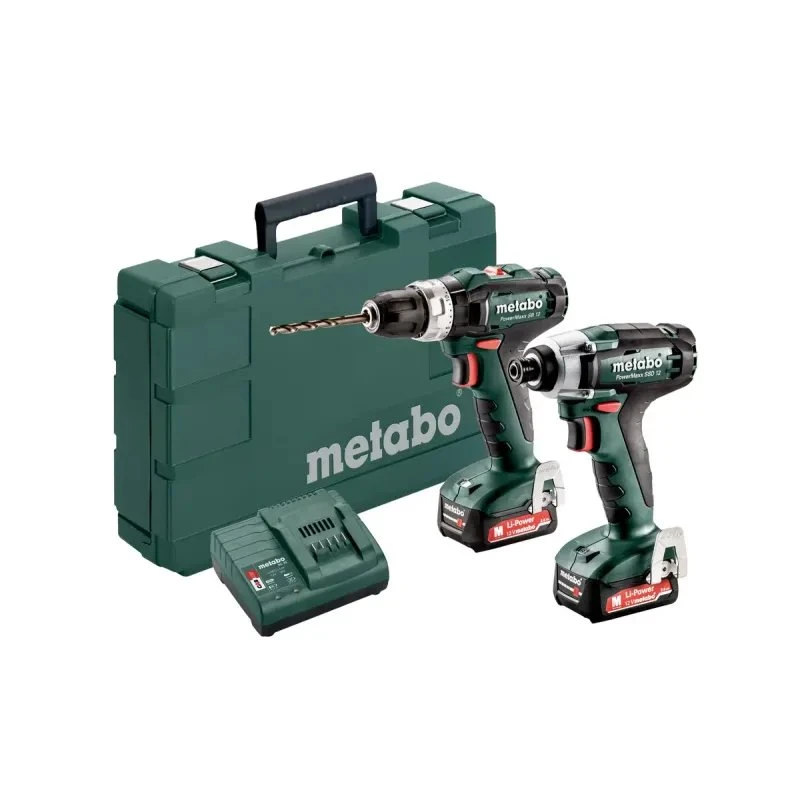 Metabo Combo Set 2.7.2 12V - PowerMaxx SB & SSD med 2x2,0Ah
