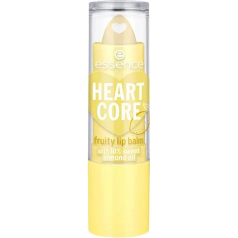 Essence Cosmetics Heart Core Fruity Lip Balm 04-Lucky Lemon 3g