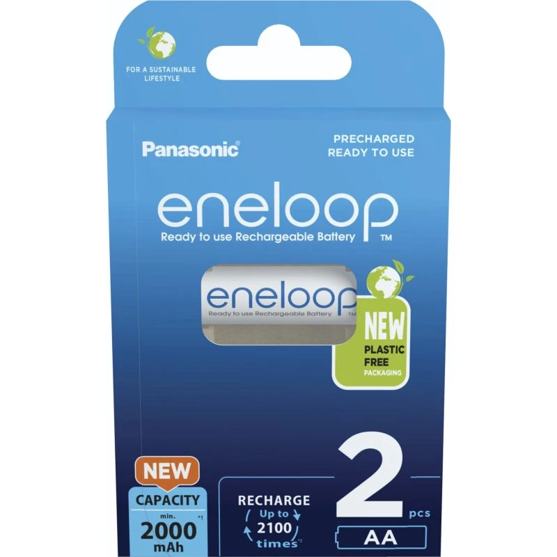 Panasonic eneloop BK-3MCDE/2BE AA 2000mAh (2-pak)