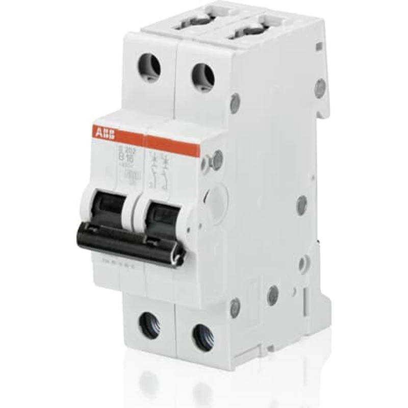 S202-B4 Automatsikring 4A 2-polet B-karakteristik 6kA