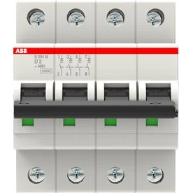 Siemens S200M System Pro M Automatsikring 2A 4P D-karakteristik