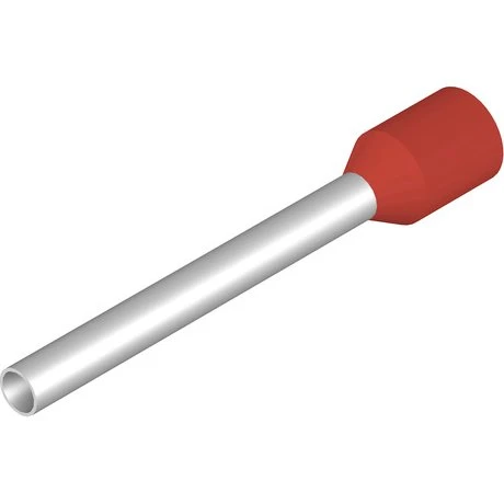 Terminalrør rød 1,5/18/20824 med plastkrave