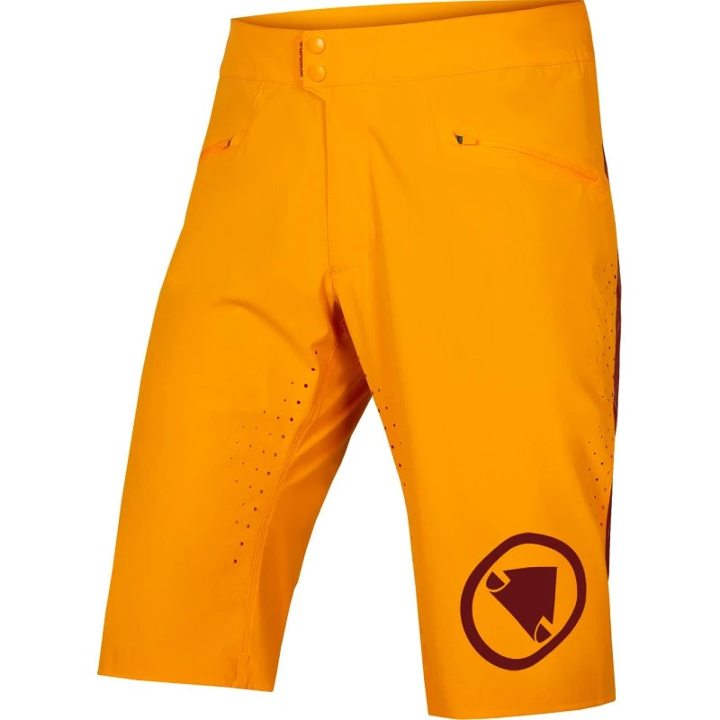 Endura Singletrack Lite Shorts Orange Standard Fit