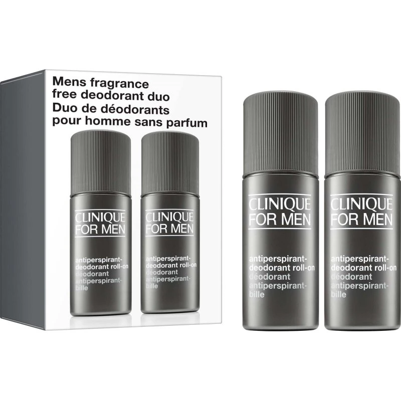 Clinique For Men Fragrance Free Deodorant Duo Set