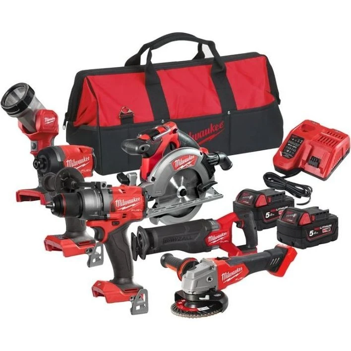 Milwaukee M18 FPP6E3-502B PowerPack værktøjssæt