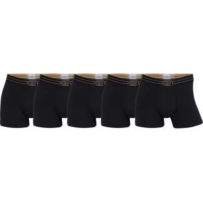 CR7 Basic Trunk 5-pak sorte boxershorts i økologisk bomuld