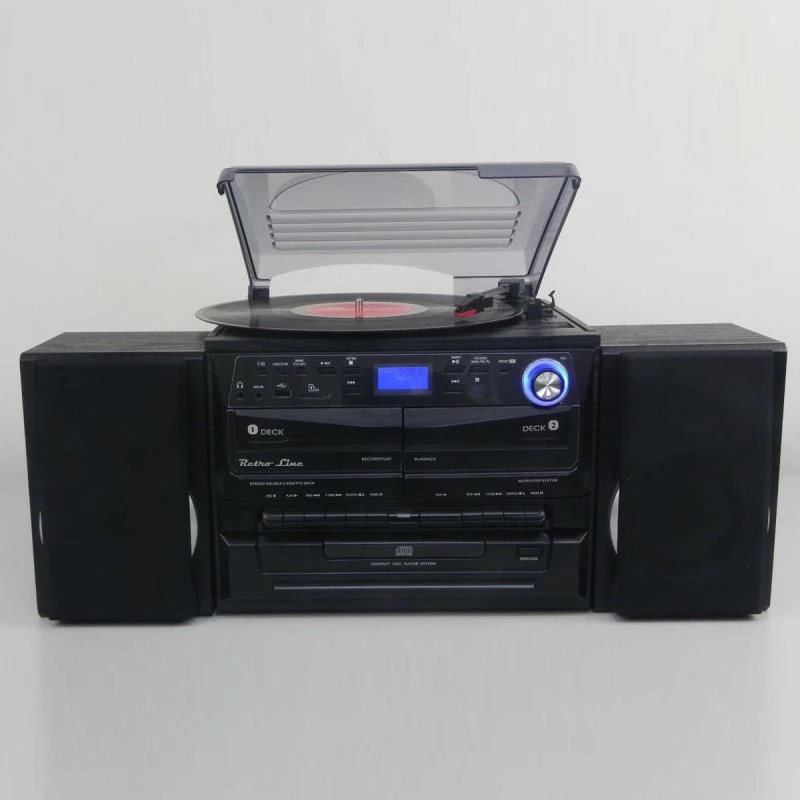 Retro Line DAB-3860WE/BT Stereoanlæg med Bluetooth og Pladespiller
