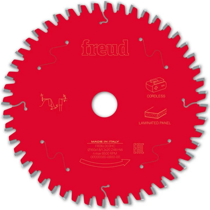 Freud F03FS10075 Rundsavklinge - 160mm, 48 tænder, AL20