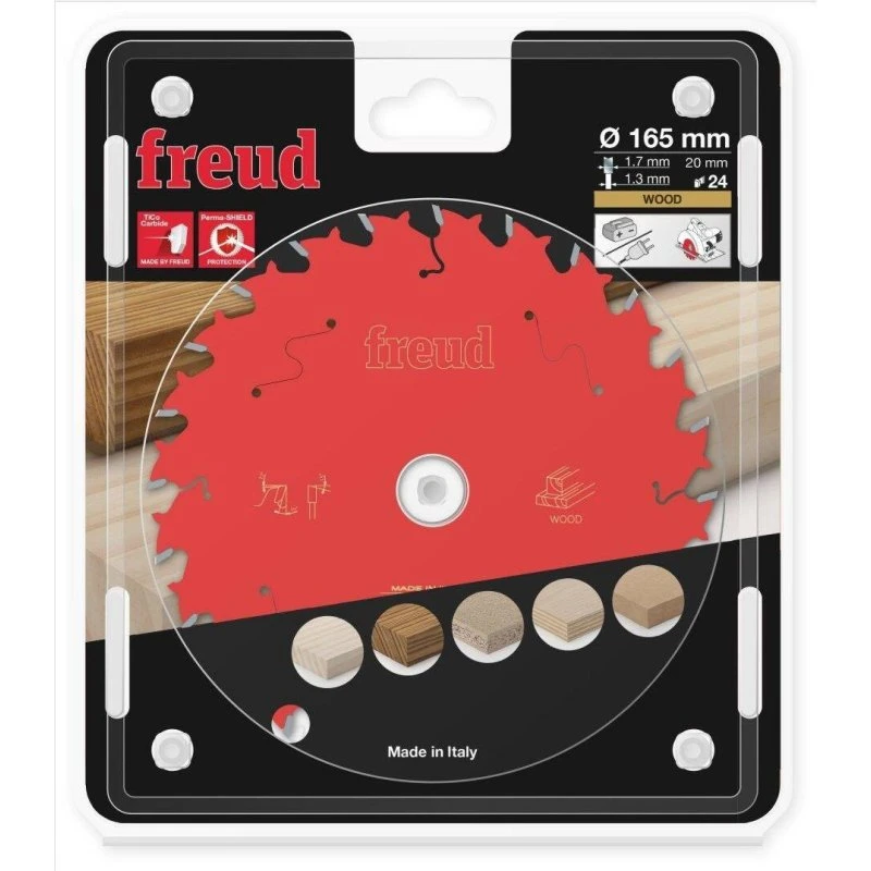 Freud Rundsavsklinge til Træ 165x20mm 24 Tænder F03FS09686