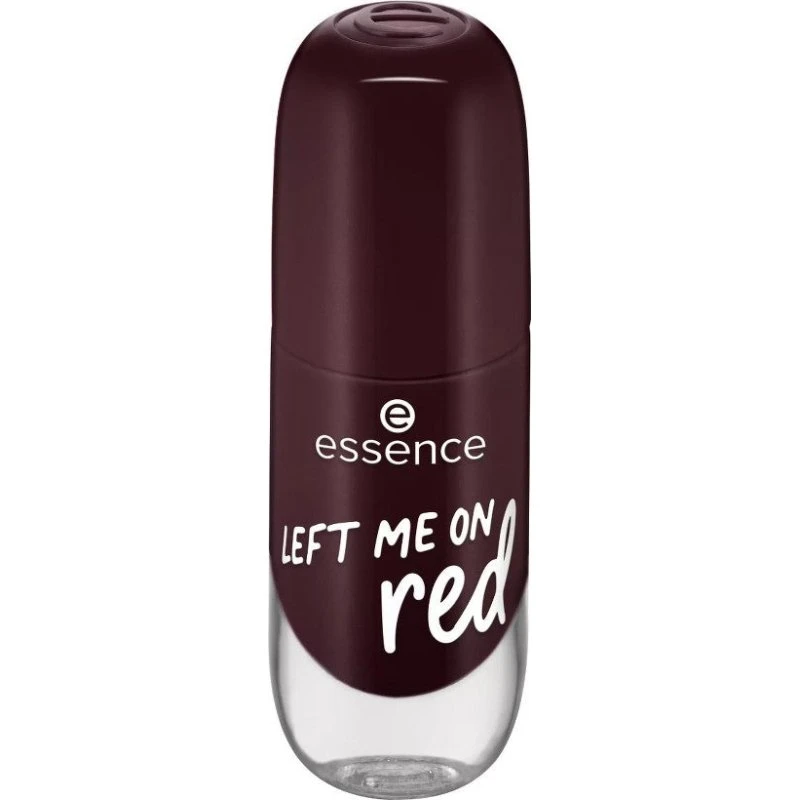 essence Gel Neglelak Farve 72 LEFT ME ON Rød, 8 ml