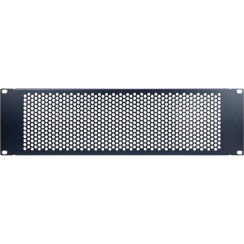 Inter-Tech PINHOLE APERTURE Blind plade, 3U, 19", Sort RAL 9005