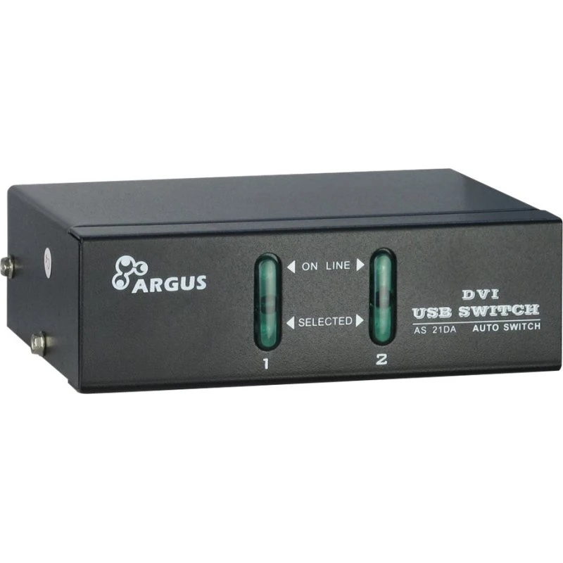 Argus KVM-AS-21DA KVM og audio-switch til desktop