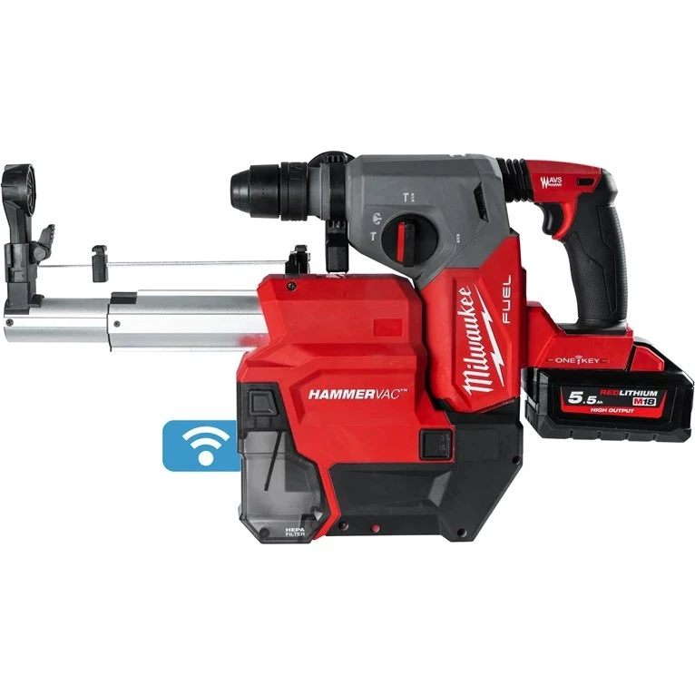 Milwaukee M18 ONEFHXDEL-552C 18V 5,5Ah borehammer