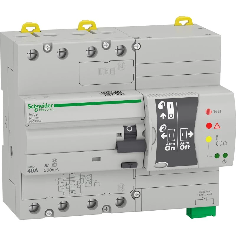 Schneider Acti9 RCD REDm Fejlstrømsafbryder 4p 40A 300mA