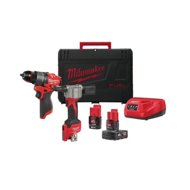 Milwaukee M12 PowerPack FPD2 + BPRT 2/4Ah (FPP2D2-422X)