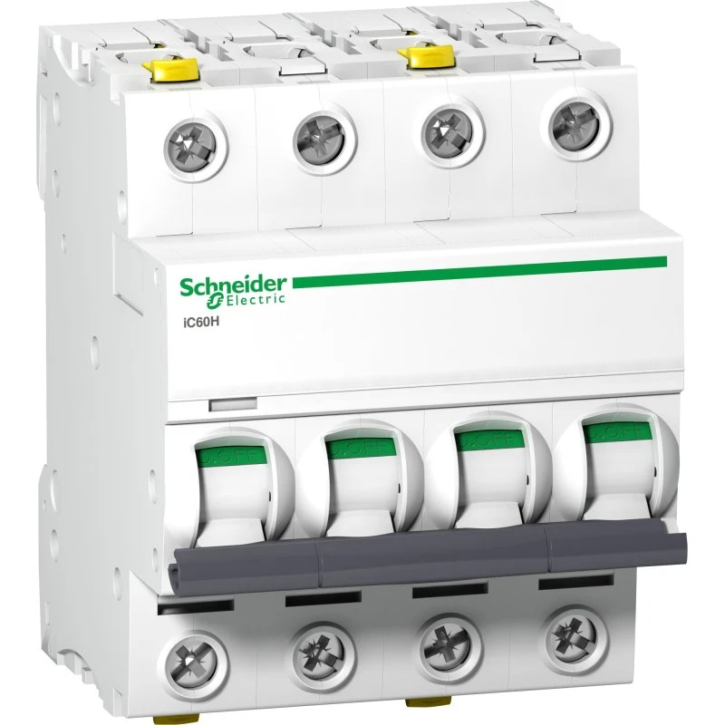 Schneider Acti9 iC60H Automatsikring 4P 20A C-karakteristik