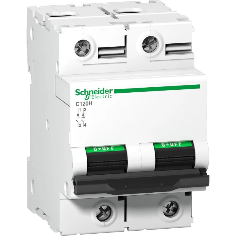 Automatsikring D80A 2P 80A 15kA 3M