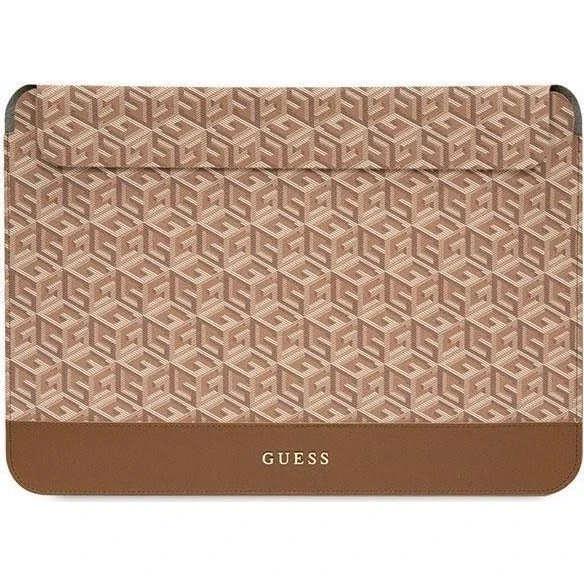 Guess GCube Stripes laptopetui til 14" - Brun